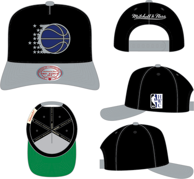 Mitchell & Ness Orlando Magic Black Legendary Home Pro Snapback Hat