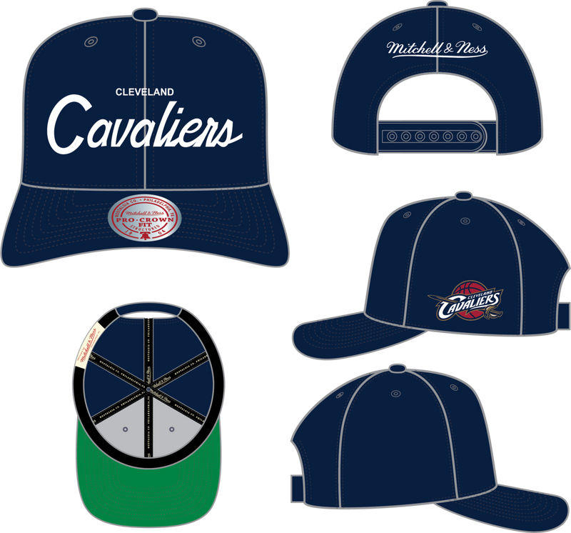 Mitchell & Ness Cleveland Cavaliers Navy Hardwood Classics Head Coach Pro Snapback Hat