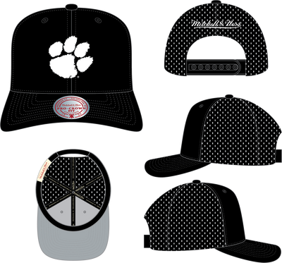 Mitchell & Ness Clemson Tigers Black Perfect Pro Snapback Hat