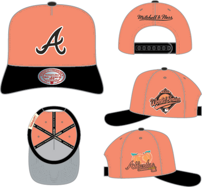 Mitchell & Ness Atlanta Braves Orange in the City Pro Snapback Hat