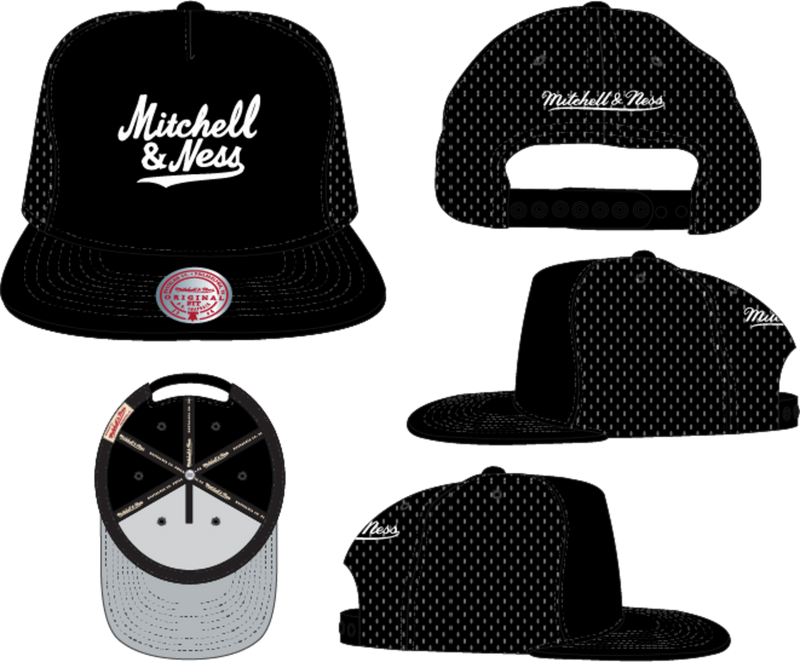 Mitchell & Ness Black Perfect Snapback Hat