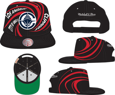 Mitchell & Ness LA Clippers Black Don't Get It Twisted Snapback Hat
