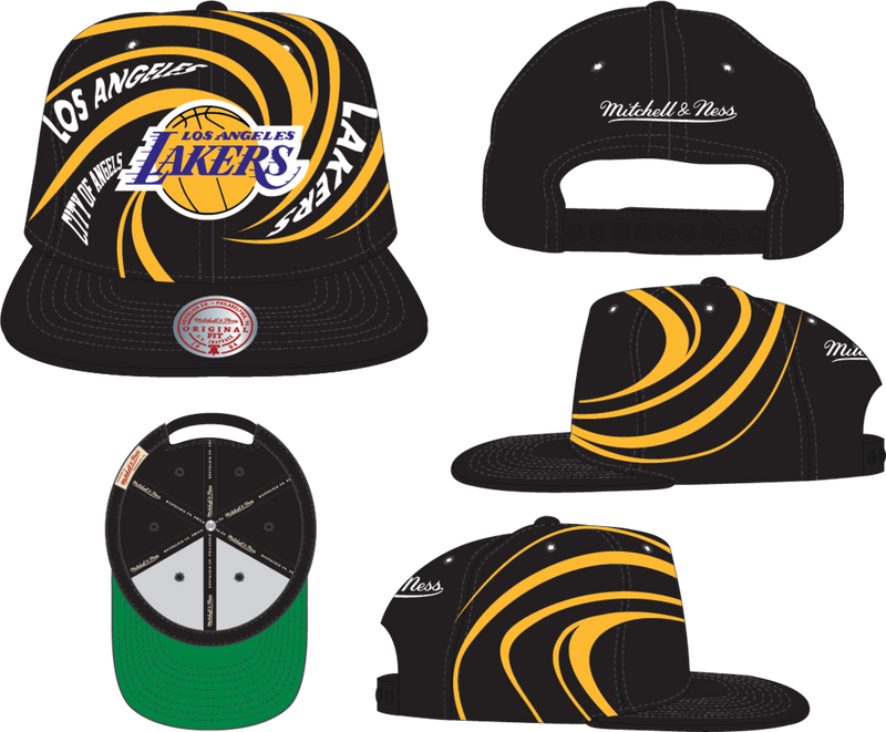 Mitchell & Ness Los Angeles Lakers Black Don't Get It Twisted Snapback Hat