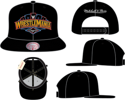 Mitchell & Ness WrestleMania Black 41 Snapback Hat