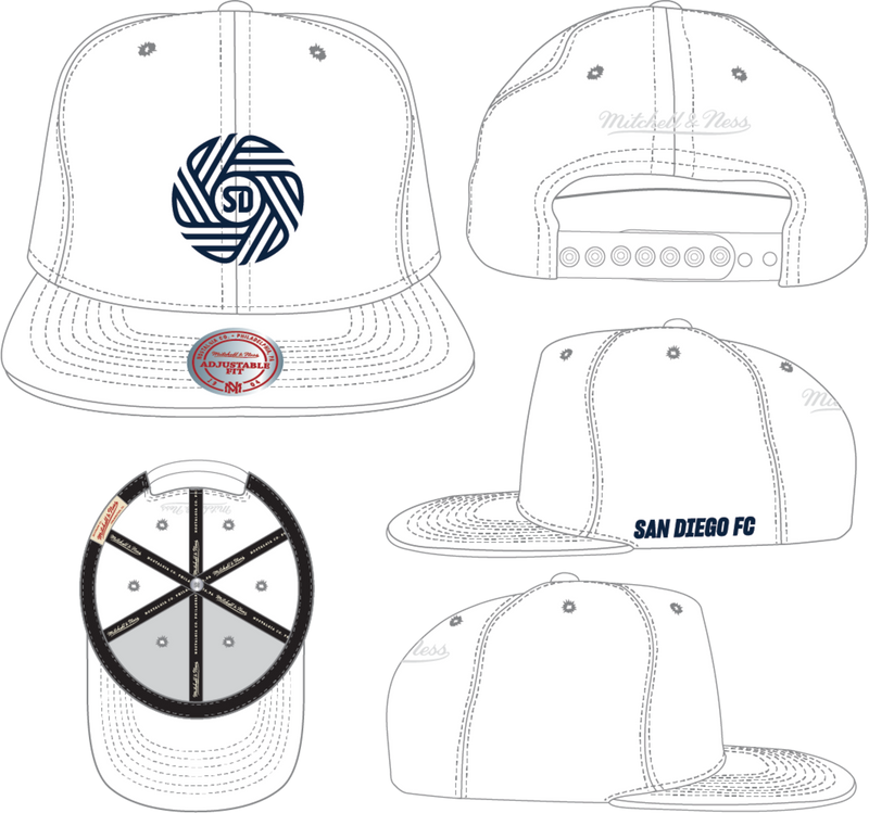 Mitchell & Ness San Diego FC White the Flow Sb Sd