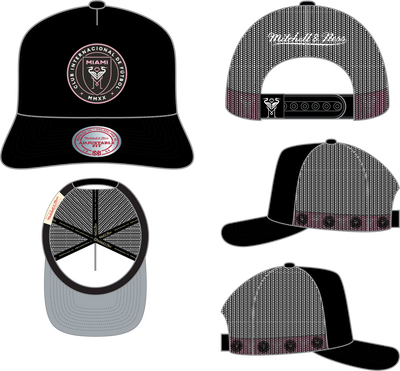 Mitchell & Ness Inter Miami CF Black Hidden Trucker Hat