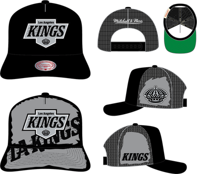 Mitchell & Ness Los Angeles Kings Black Tremor Trucker Hat