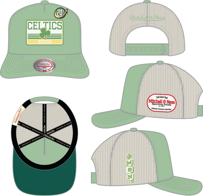 Mitchell & Ness Boston Celtics Green/Grey Full Court Fuel