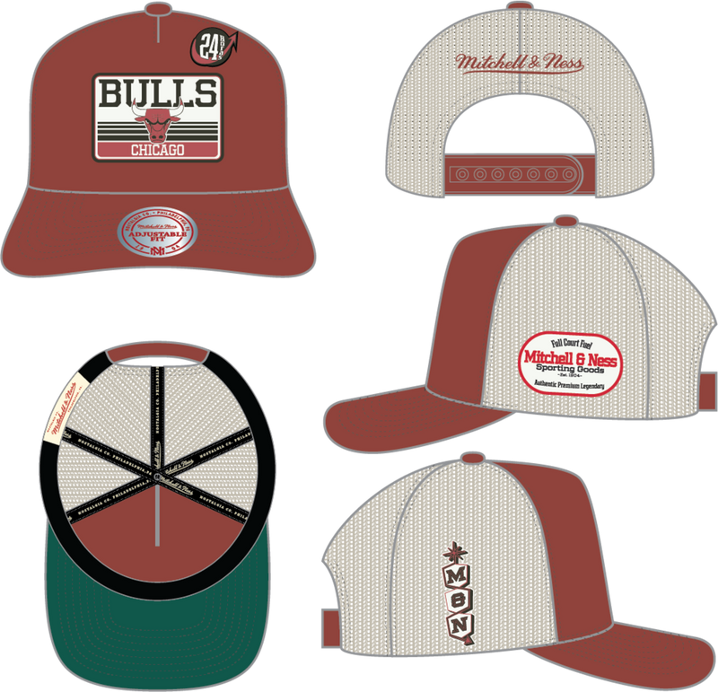 Mitchell & Ness Chicago Bulls Red/Grey Full Court Fuel