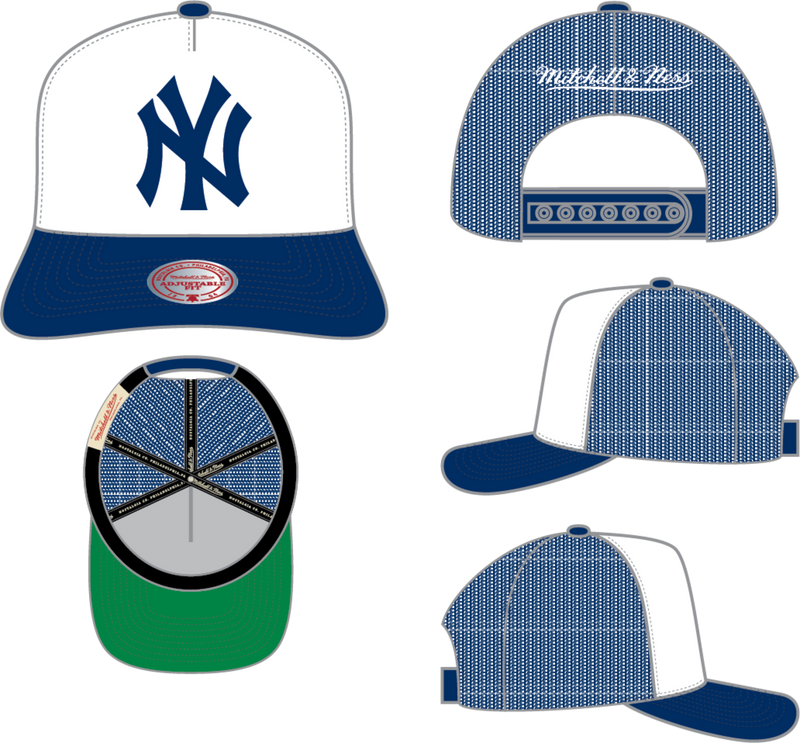 Mitchell & Ness New York Yankees White Print It Trucker Hat