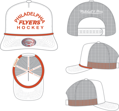 Mitchell & Ness Philadelphia Flyers Fresh White Trucker Hat