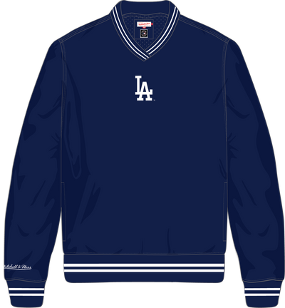 Mitchell & Ness Los Angeles Dodgers Royal Insignia Collection Nylon Pullover Jacket