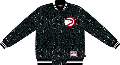 Mitchell & Ness Women's Atlanta Hawks Black Sequin Varsity