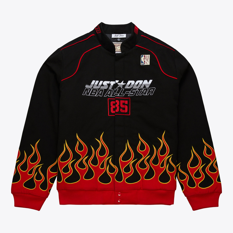 Mitchell & Ness All-Star Black Just Don Racing Jacket