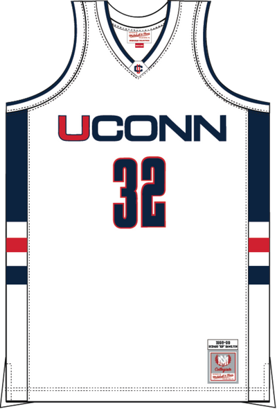 Mitchell & Ness Richard Hamilton University of Connecticut 1998 White Jersey Uconn Huskies