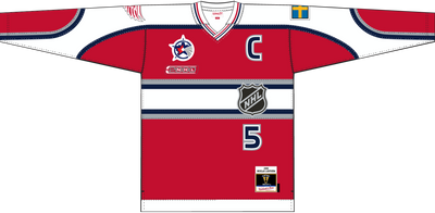 Mitchell & Ness Nicklas Lidstrom All-Star 2000 Red Dark Jersey
