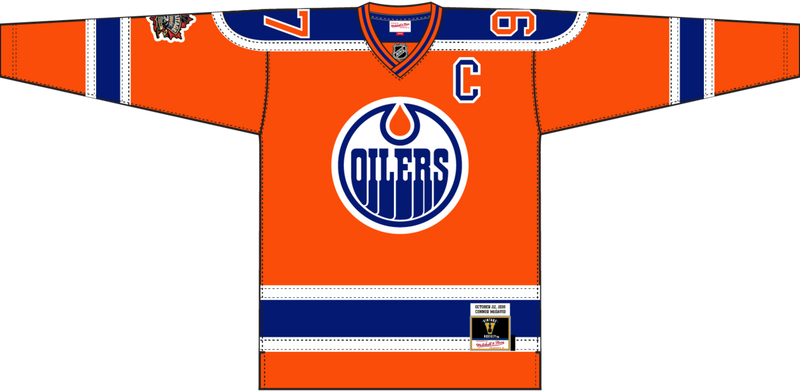 Mitchell & Ness Connor McDavid Edmonton Oilers 2016 Orange Dark Jersey