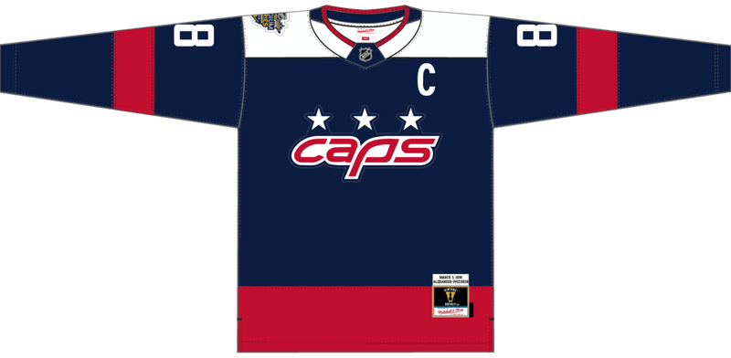 Mitchell & Ness Alexander Ovechkin Washington Capitals 2018 Navy Dark Jersey