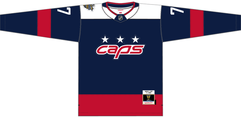 Mitchell & Ness T.j. Oshie Washington Capitals 2018 Navy Dark Jersey