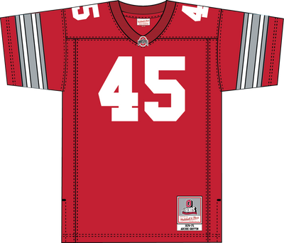 Mitchell & Ness Archie Griffin Ohio State 1974 Scarlet Dark Jersey Buckeyes
