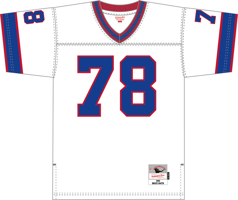 Mitchell & Ness Bruce Smith Buffalo Bills 1990 White Jersey