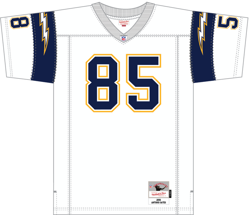 Mitchell & Ness Antonio Gates San Diego Chargers 2006 White Jersey