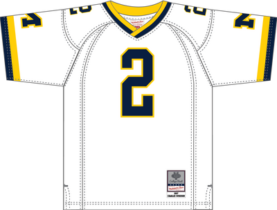 Mitchell & Ness Charles Woodson Charles Woodson Michigan Wolverines 1997 White Jersey