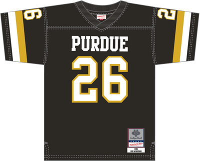Mitchell & Ness Rod Woodson Purdue University 1986 Black Dark Jersey Boilermakers