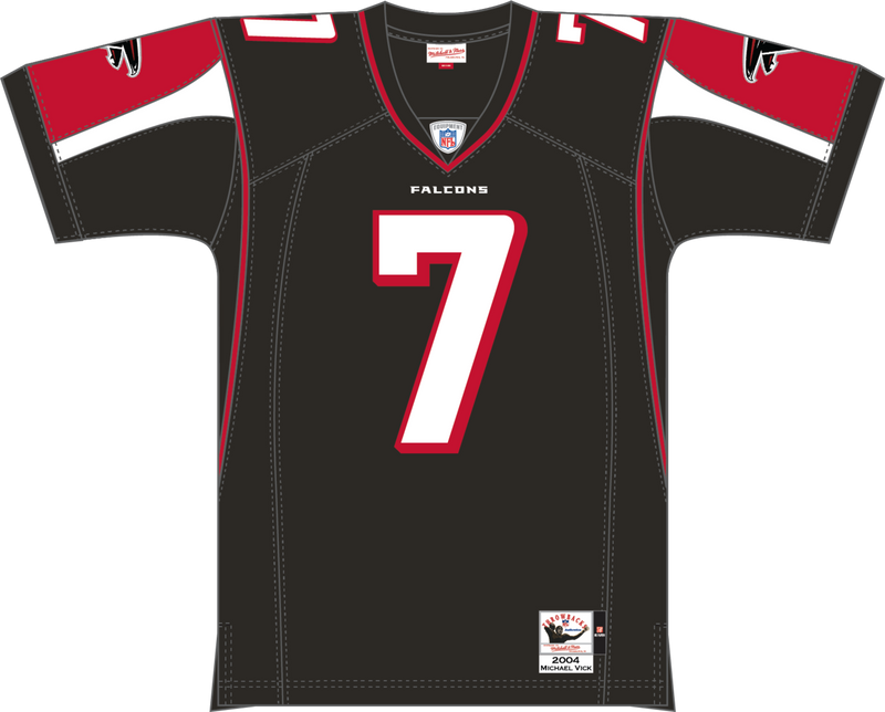 Mitchell & Ness Michael Vick Atlanta Falcons 2004 Black Authentic Jersey