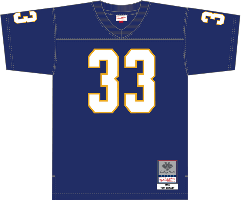 Mitchell & Ness Tony Dorsett University of Pittsburgh Pitt Panthers 1976 Dark Jersey