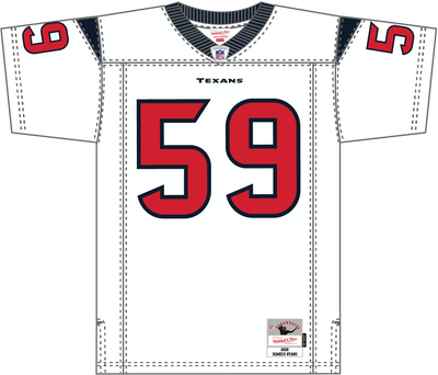 Mitchell & Ness DeMECO RYANS Houston Texans 2006 White Jersey