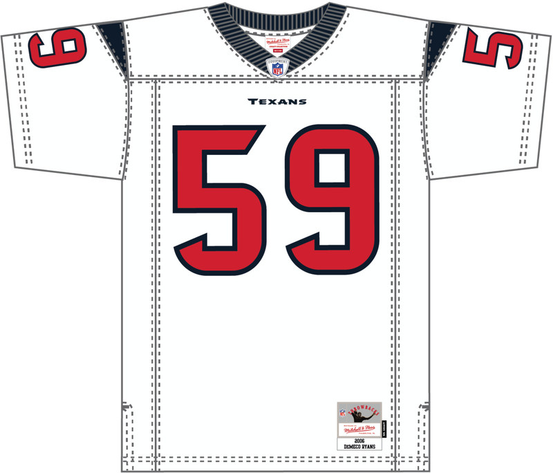 Mitchell & Ness DeMECO RYANS Houston Texans 2006 White Jersey