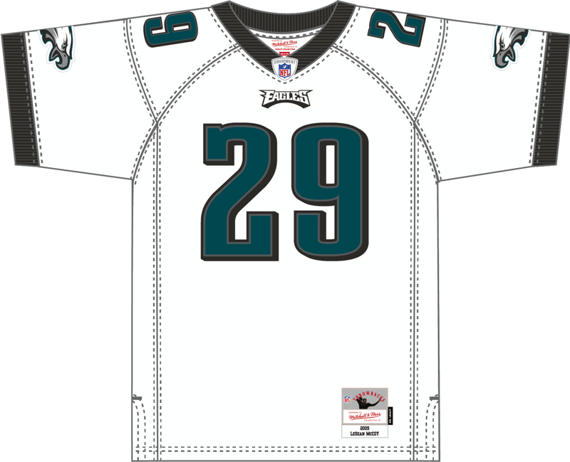 Mitchell & Ness LeSEAN McCOY Philadelphia Eagles 2009 White Jersey