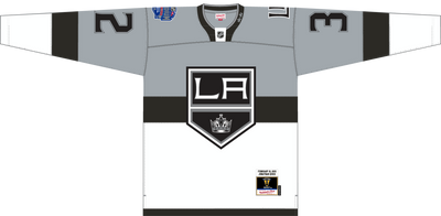 Mitchell & Ness Jonathan Quick Los Angeles Kings 2015 Raiders Silver Stadium Series Power Play Jersey