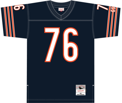 Mitchell & Ness Steve McMichael Chicago Bears 1985 Navy Dark Jersey