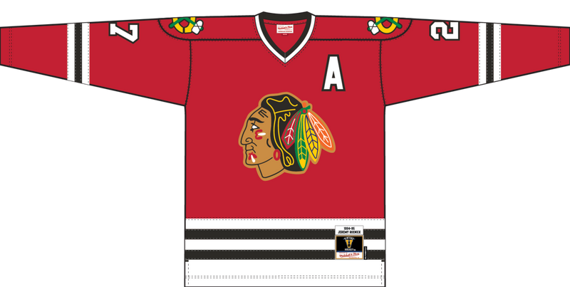 Mitchell & Ness Jeremy Roenick Chicago Blackhawks 1994 University Red Dark Jersey