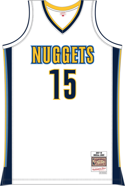 Mitchell & Ness Nikola Jokic Denver Nuggets 2017 White Swingman Jersey