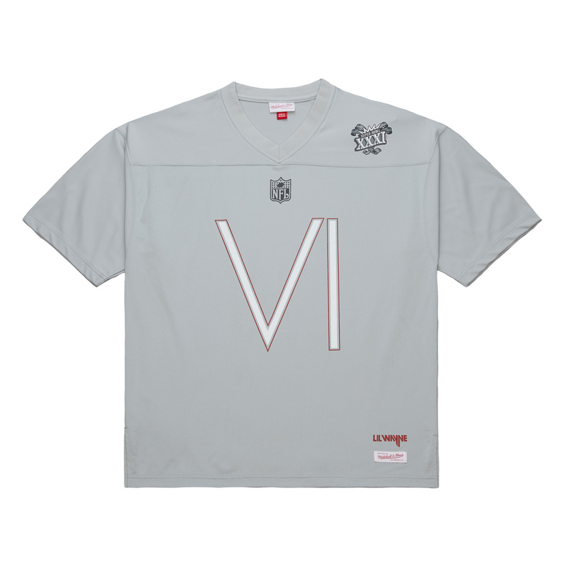 Mitchell & Ness M&N NFL Grey Lil Wayne Carter Vi Jersey