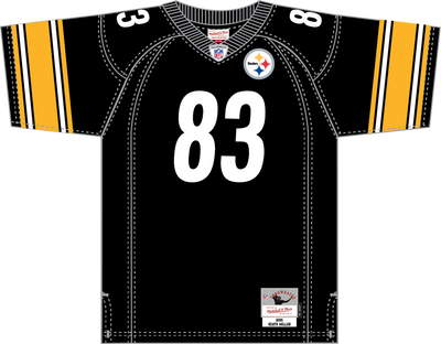 Mitchell & Ness Heath Miller Pittsburgh Steelers 2005 Black Dark Jersey