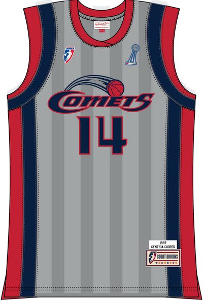 Mitchell & Ness Cynthia Cooper-Dyke Houston Comets (WNBA HC) 1997 Grey Road Swingman Jersey