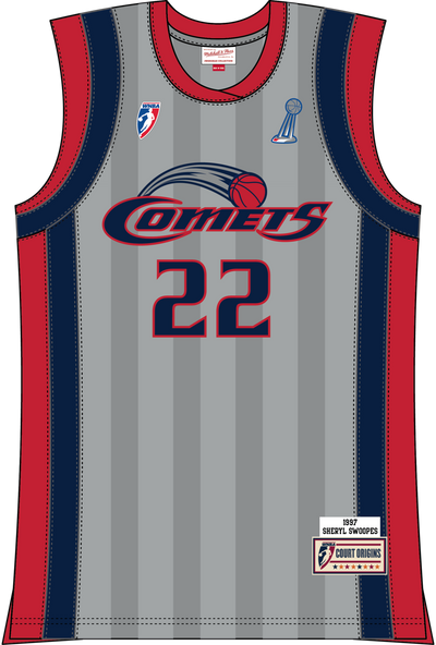 Mitchell & Ness Sheryl Swoopes Houston Comets (WNBA HC) 1997 Grey Road Swingman Jersey