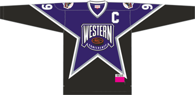 Mitchell & Ness Wayne Gretzky All-Star 1994 Purple/Black Replica Power Play Jersey