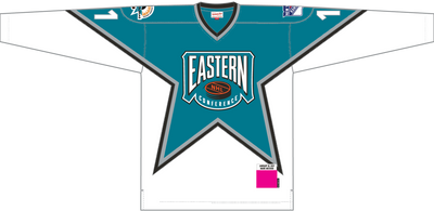 Mitchell & Ness Mark Messier All-Star 1997 Teal/White Replica Power Play Jersey
