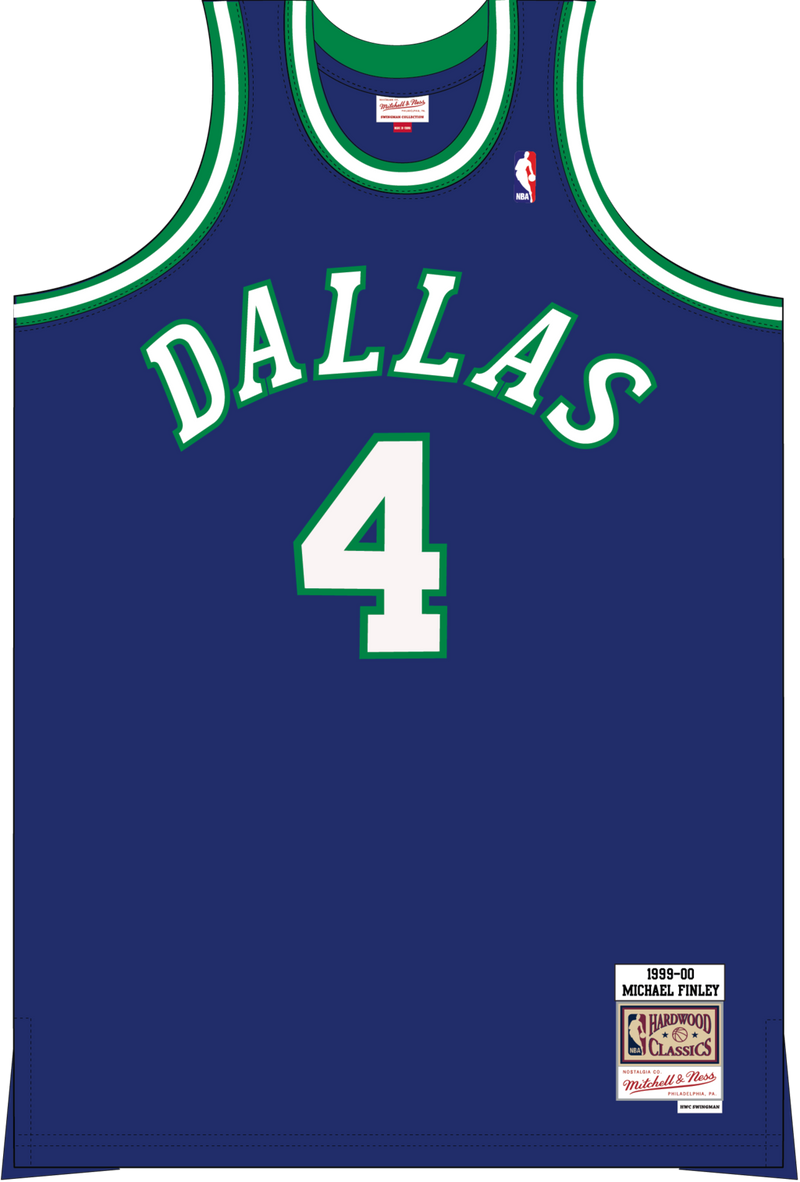 Mitchell & Ness Michael Finley Dallas Mavericks 1999 Royal Dark Jersey
