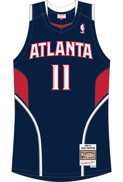 Mitchell & Ness Jamal Crawford Atlanta Hawks 2009 Astros Blue Dark Jersey