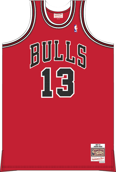 Mitchell & Ness Joakim Noah Chicago Bulls 2013 Scarlet Dark Jersey
