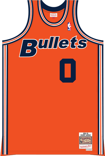 Mitchell & Ness Gilbert Arenas Gilbert Arenas Washington Wizards 2004 Orange Alternate Jersey