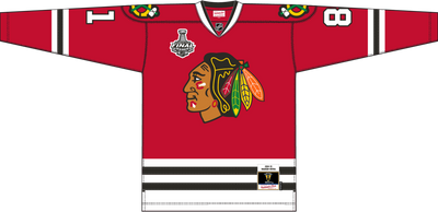 Mitchell & Ness Marian Hossa Chicago Blackhawks 2014 Scarlet Dark Jersey