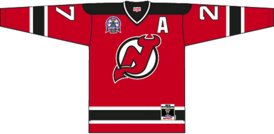 Mitchell & Ness Scott Niedermayer New Jersey Devils 2002 Red Dark