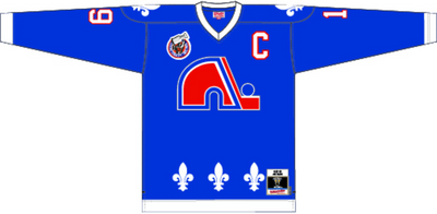 Mitchell & Ness Joe Sakic Quebec Nordiques 1992 Blue Dark Jersey